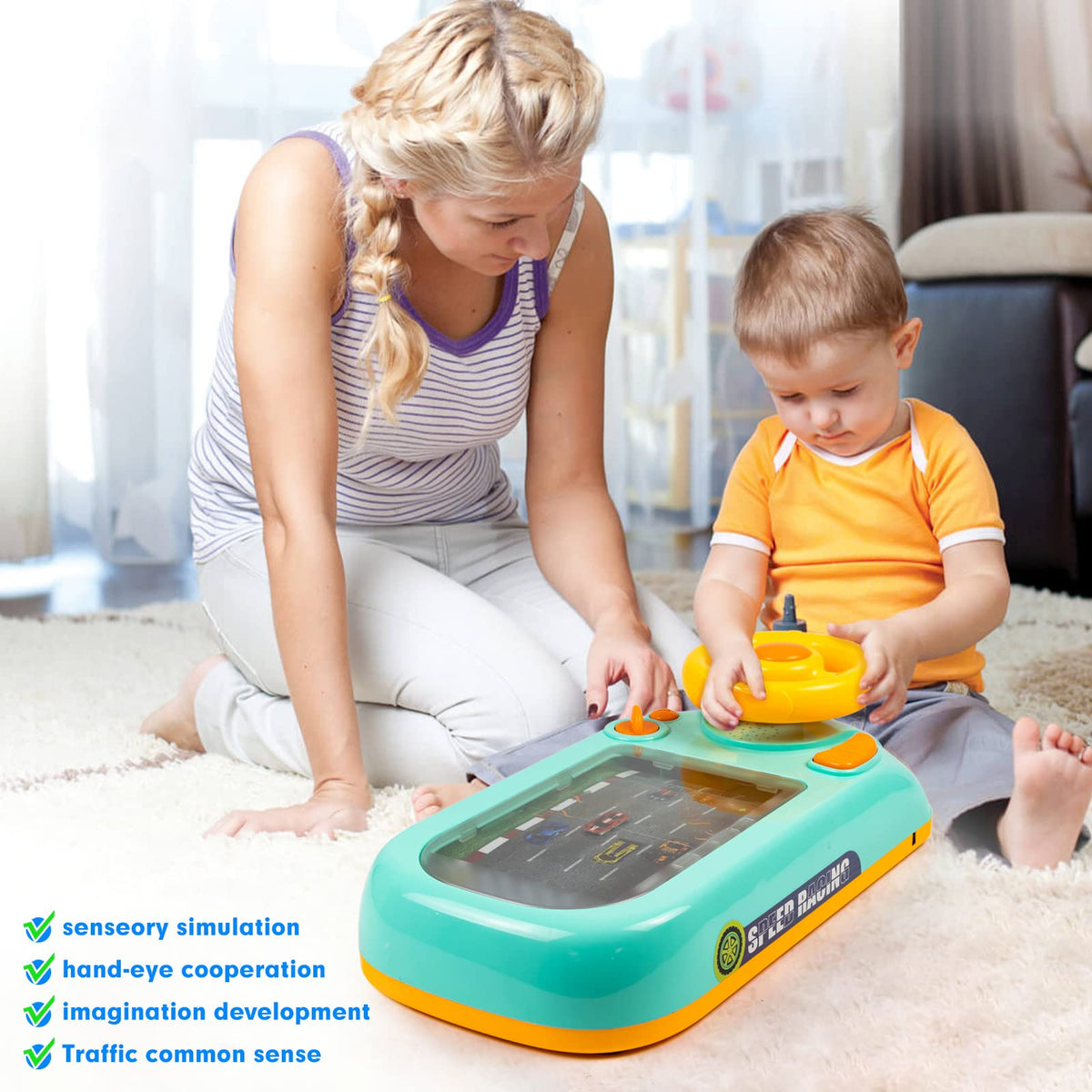SteerPlay Farbvariante Grau Rennwagen