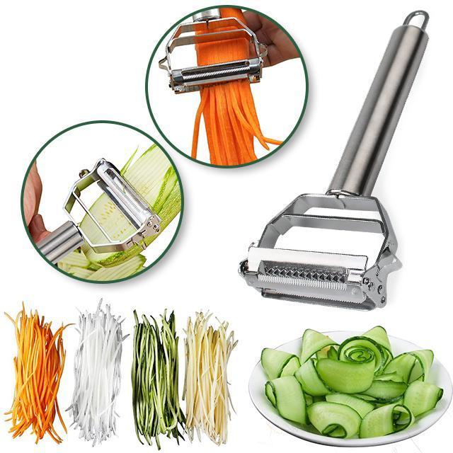 MultiPeeler Edelstahl-Schäler Mit Julienne-Klinge
