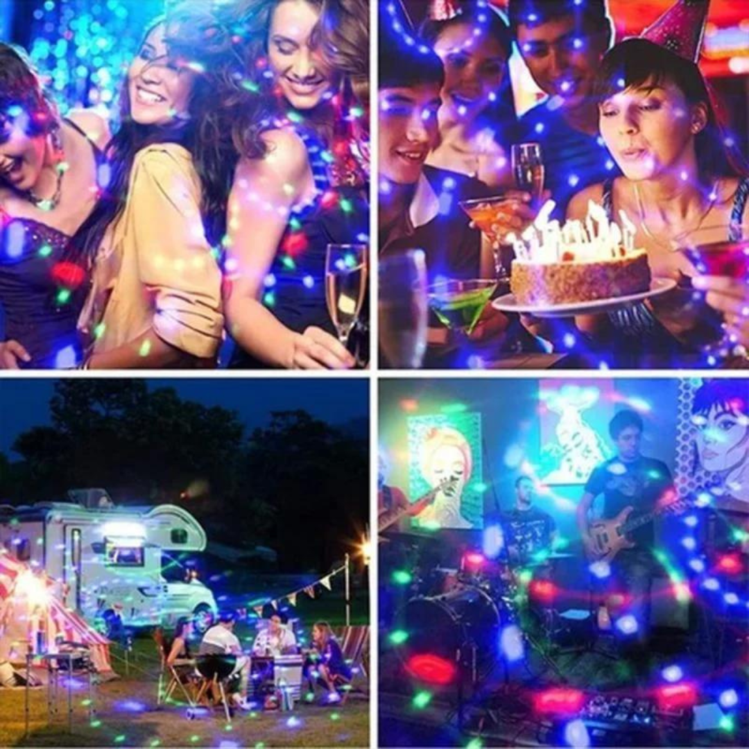 LED Discokugel – Rotierendes Partylicht, 2er Set