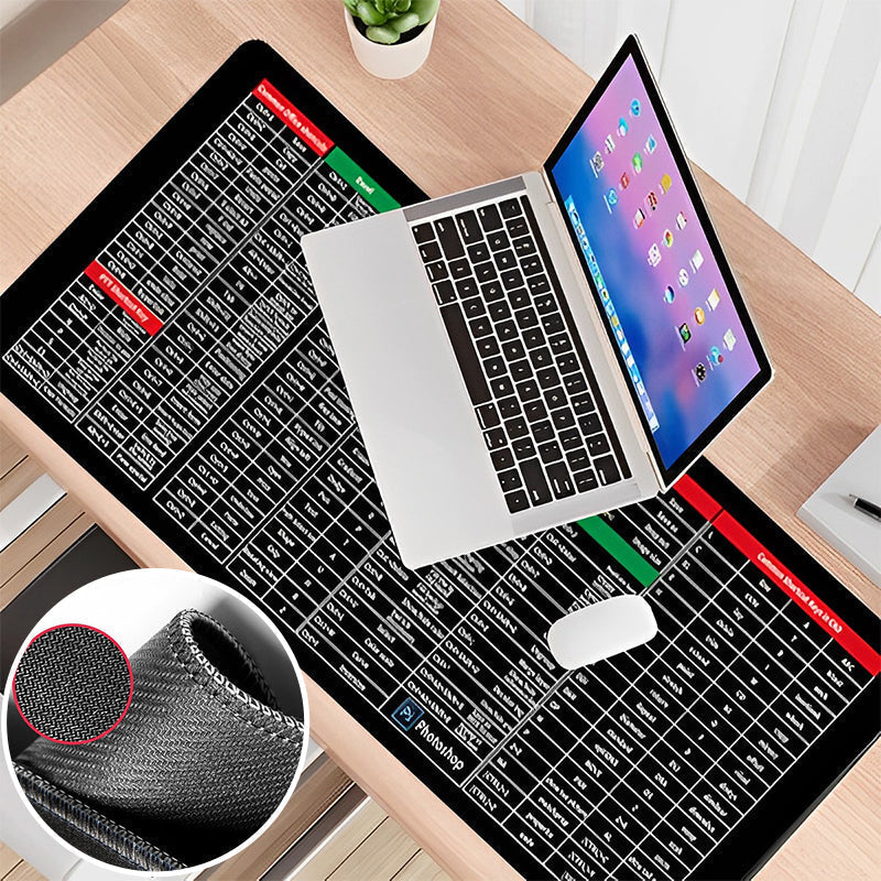 KeyboardPad Antirutsch Tastaturunterlage Mit Shortcut-Übersicht