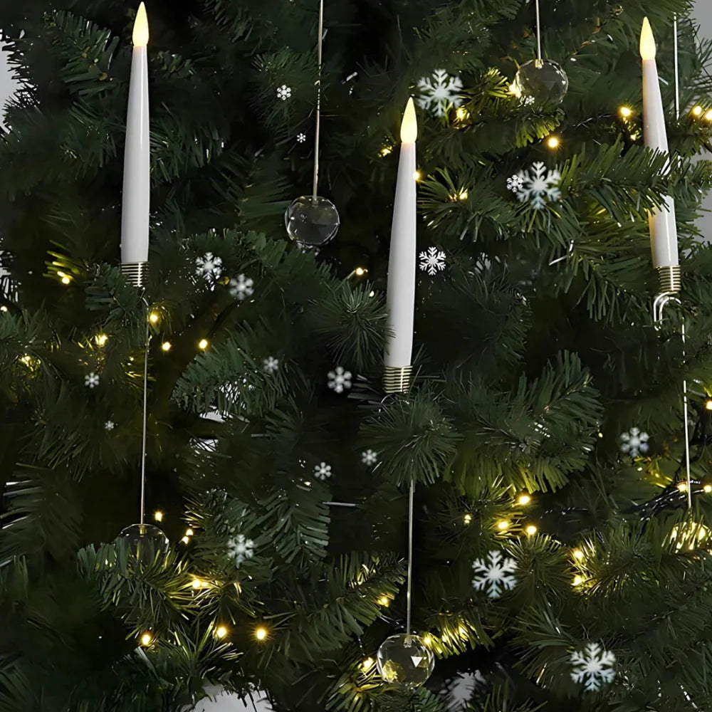 LED-Weihnachtsbaumkerzen mit Fernbedienung – Dimmbar