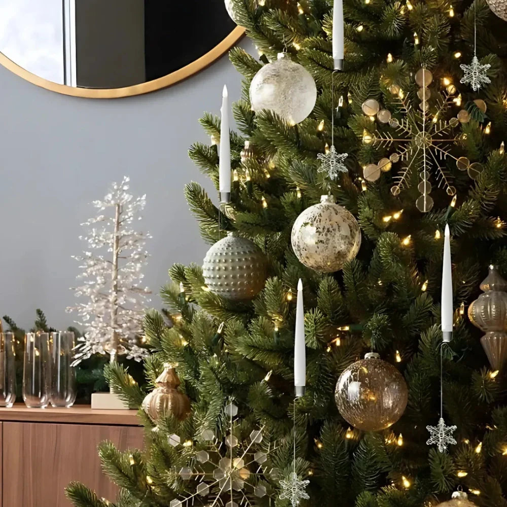 LED-Weihnachtsbaumkerzen mit Fernbedienung – Dimmbar