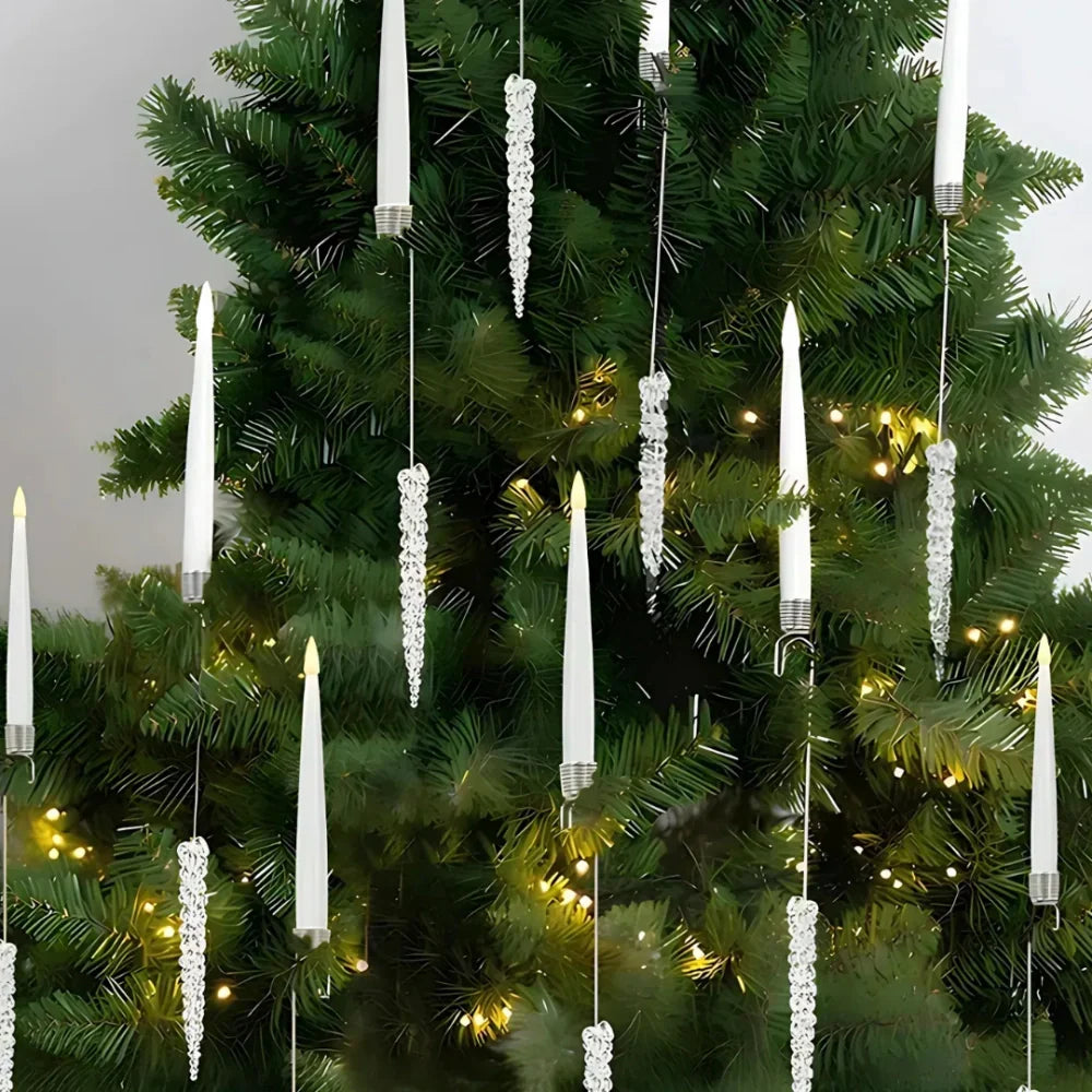 LED-Weihnachtsbaumkerzen mit Fernbedienung – Dimmbar