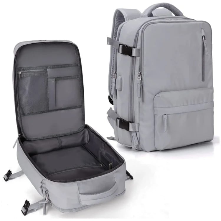 Givera Rucksack Farbe Grau Gesamtansicht