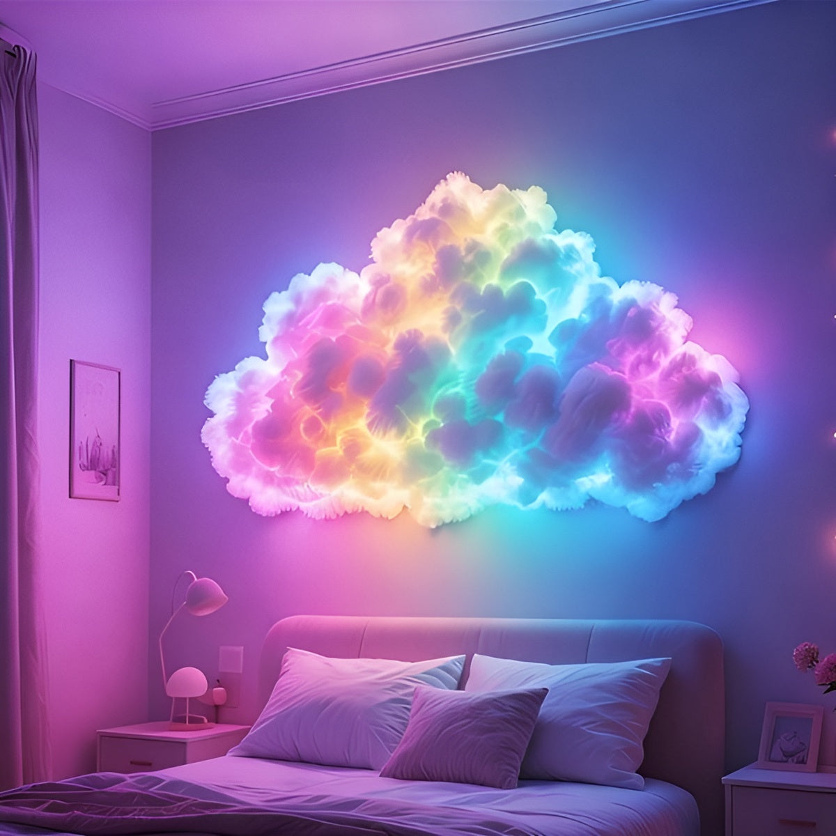 CloudLight LED-Lichterkette Mehrfarbig, Ambiente-Beleuchtung USB