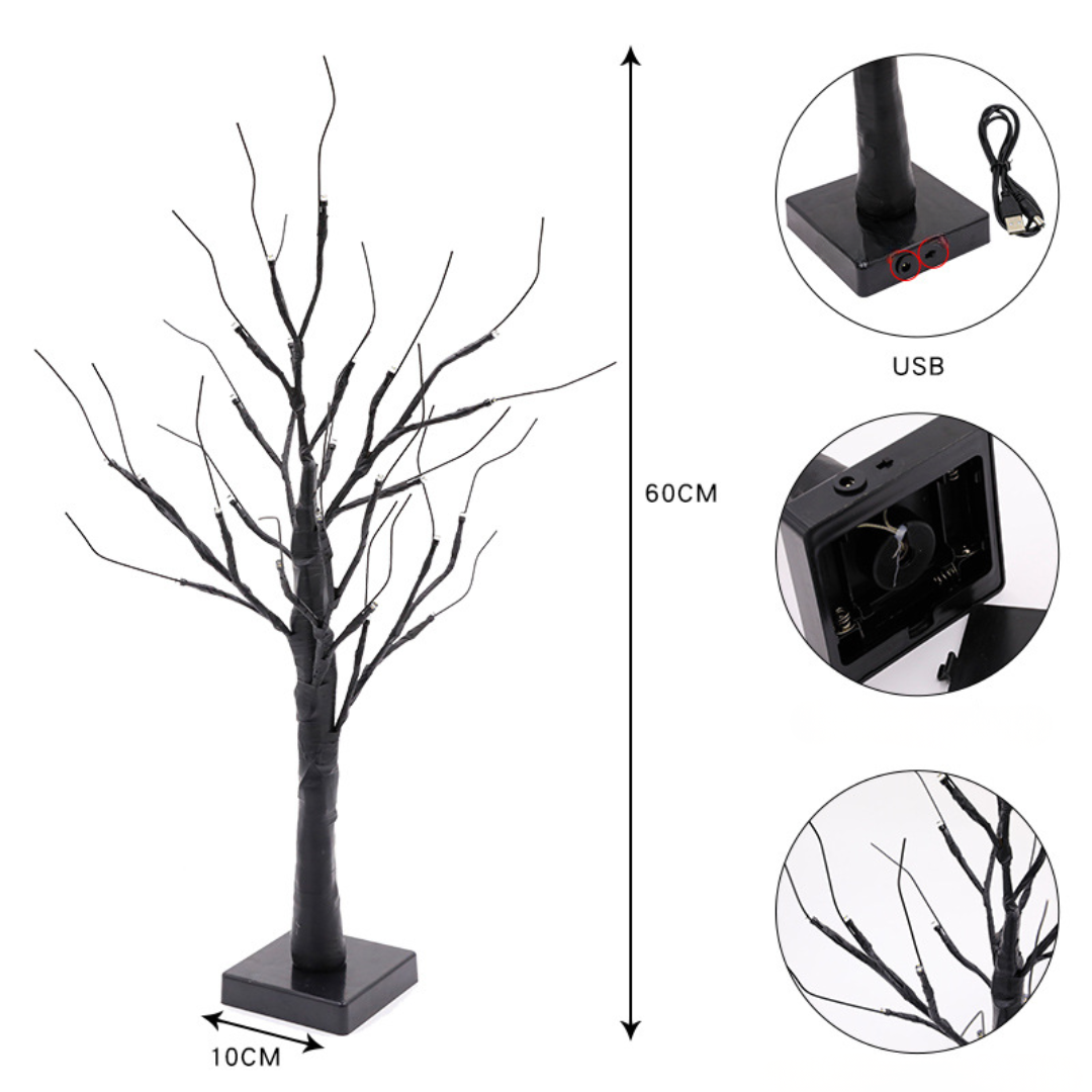 LED Lichterbaum Deko – Weihnachtsbeleuchtung mit Timer
