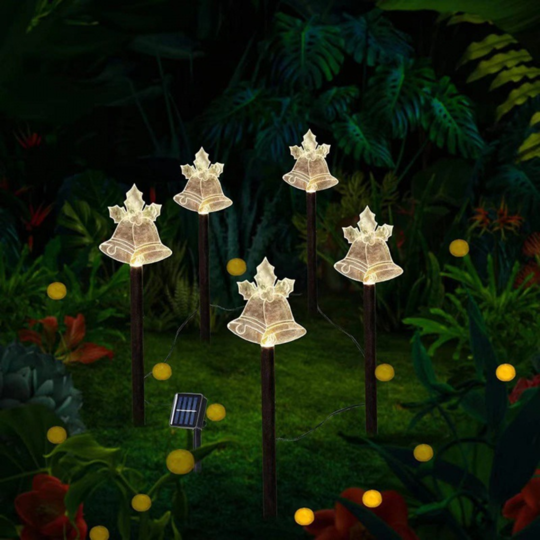 LED Gartenstecker Stern Außen – Weihnachtsbeleuchtung mit Erdspieß