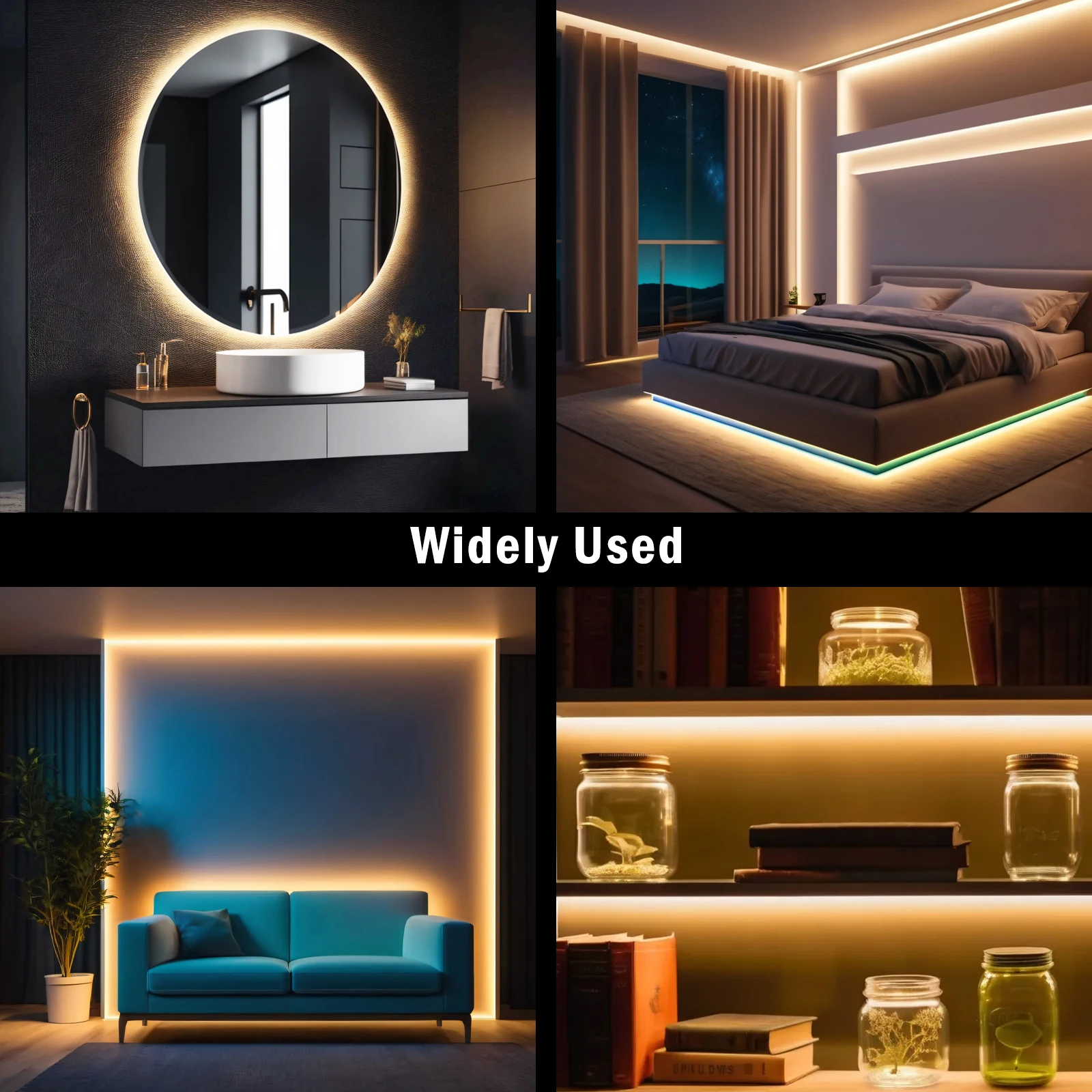 Flexible LED Neon Lichtleiste – Warmweiß, Neutralweiß