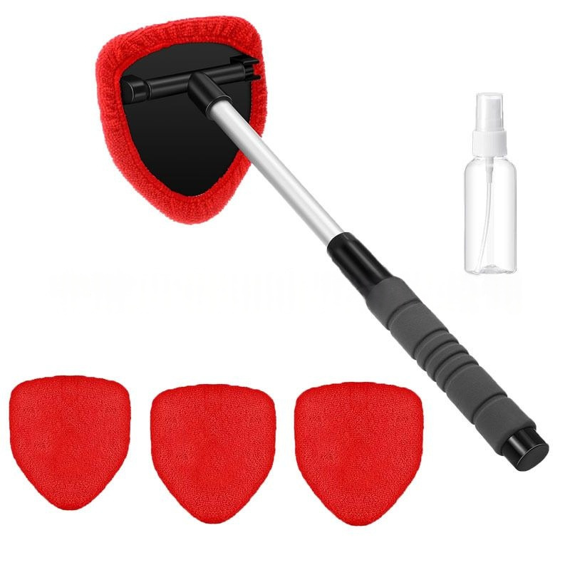 SwivelCleaner Anwendung auf einer Fensterscheibe