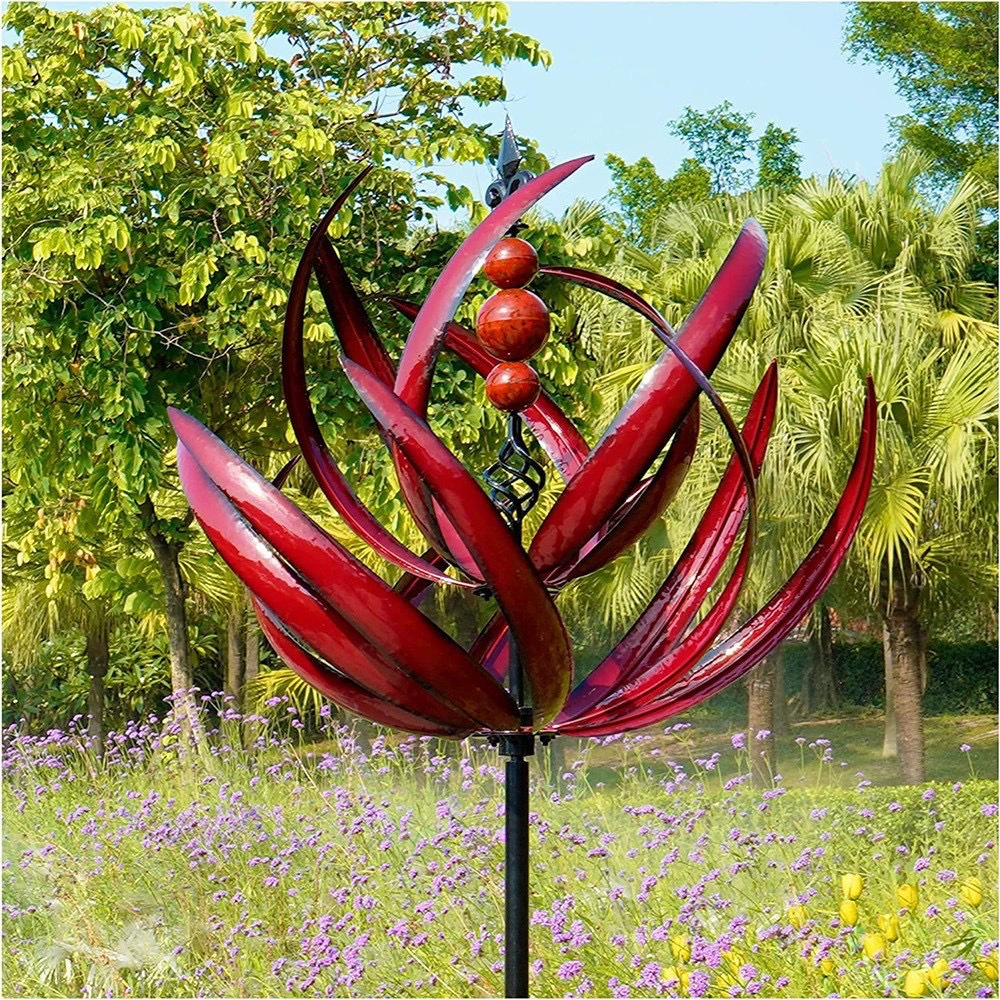 Metall Windspiel für den Garten – Drehbares Design