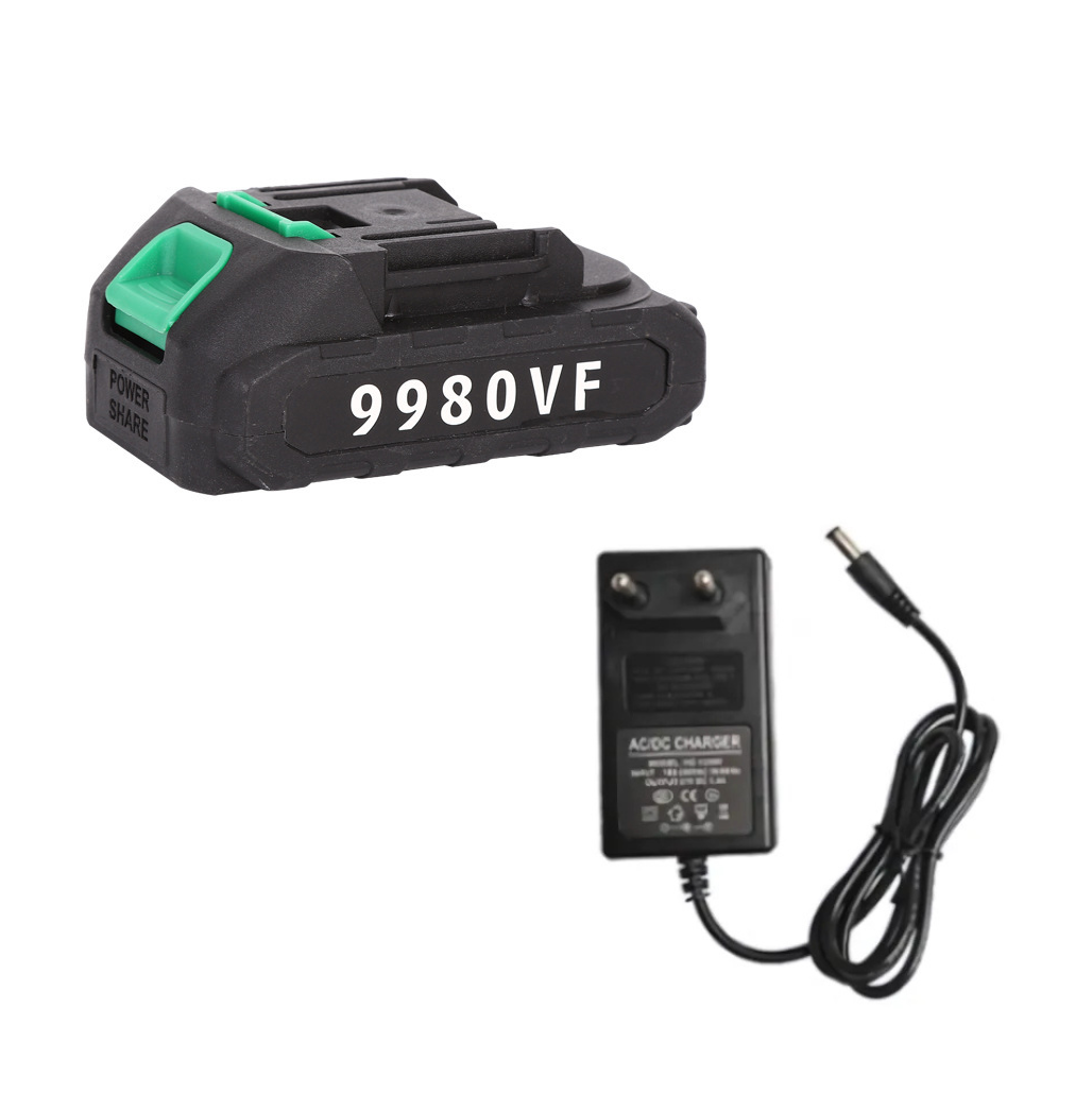 Ersatzakku 12000mAh mit AC/DC-Ladegerät für Hochdruckreiniger