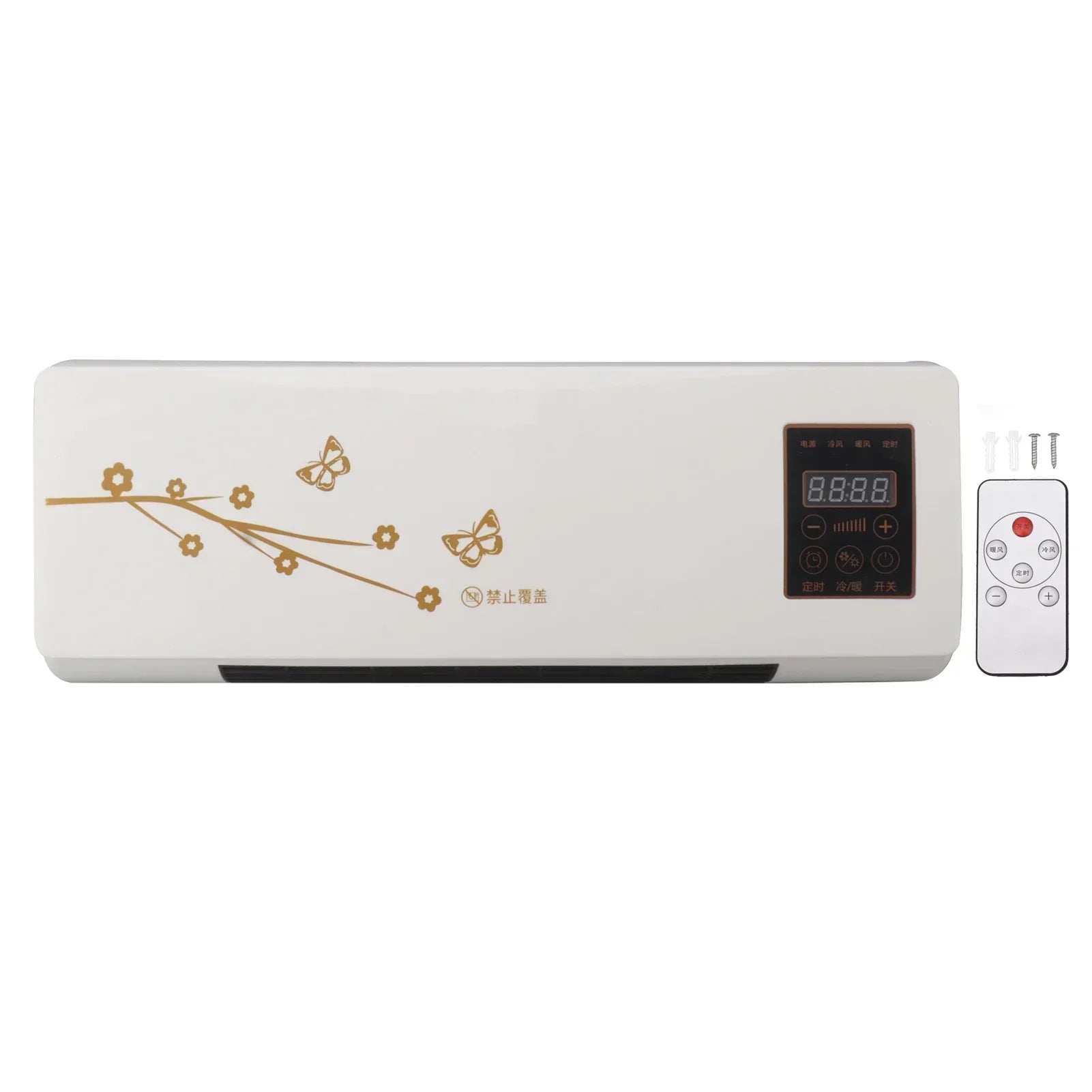 CoolBreeze Mini-Heizlüfter mit Fernbedienung