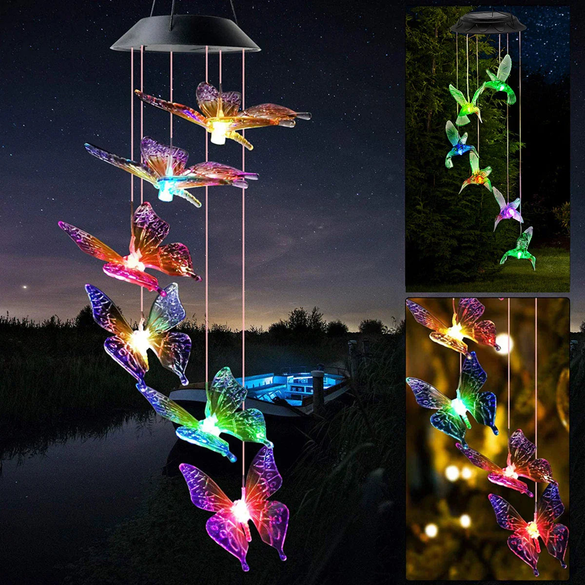 GardenLights – Solarbetriebene hängende Gartenbeleuchtung