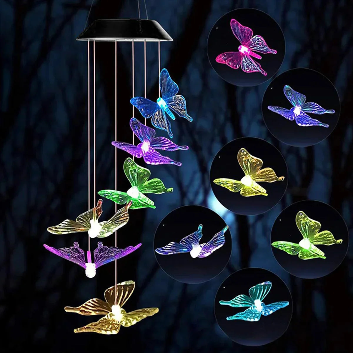 GardenLights – Solarbetriebene hängende Gartenbeleuchtung