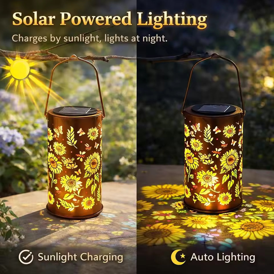 SunflowerLamp – Solar-Gartenleuchte mit Sonnenblumen-Design