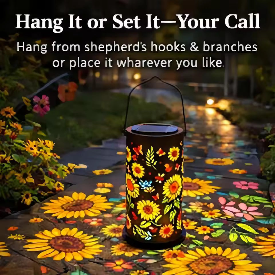 SunflowerLamp – Solar-Gartenleuchte mit Sonnenblumen-Design