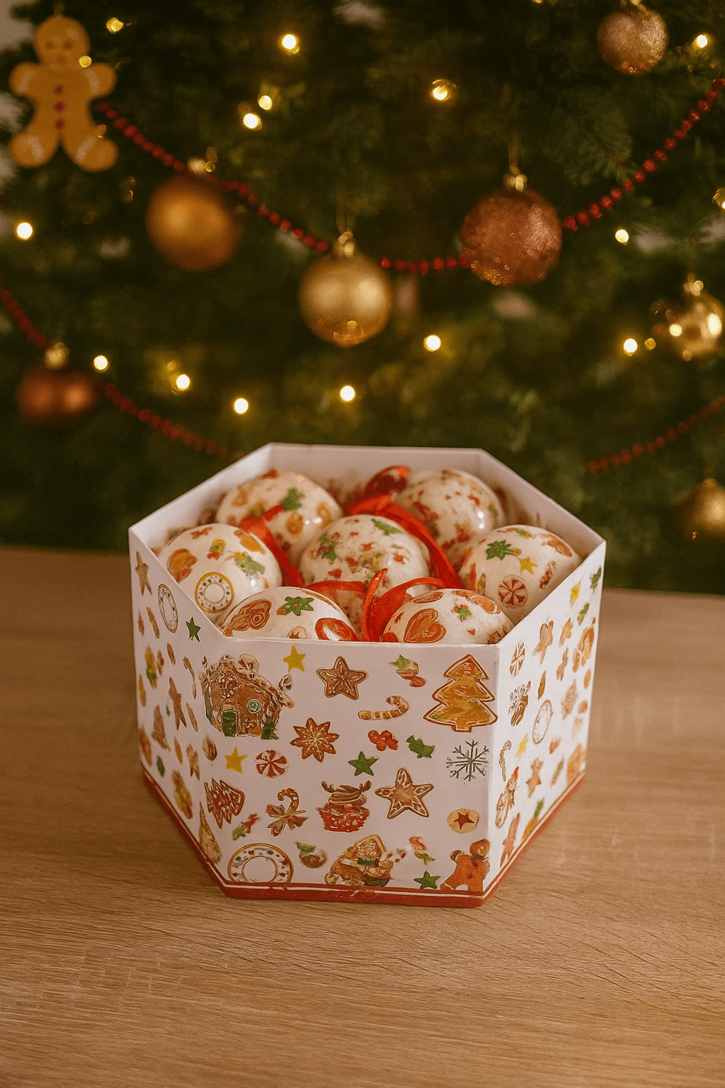 Kugelbox "Gingerbread" 15-teilig