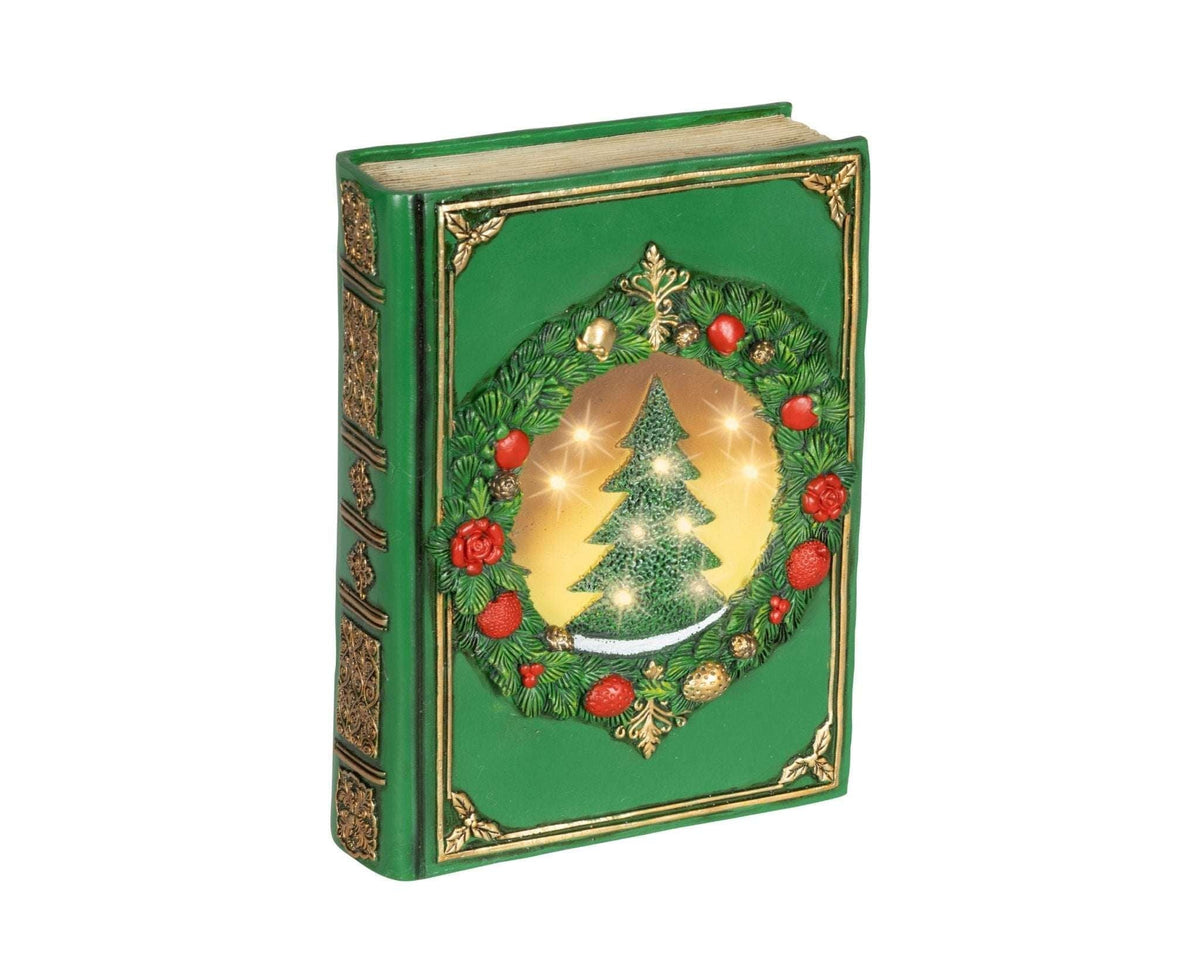 LED-Weihnachtsbücher Sparset – 3er-Set mit Goldprägung