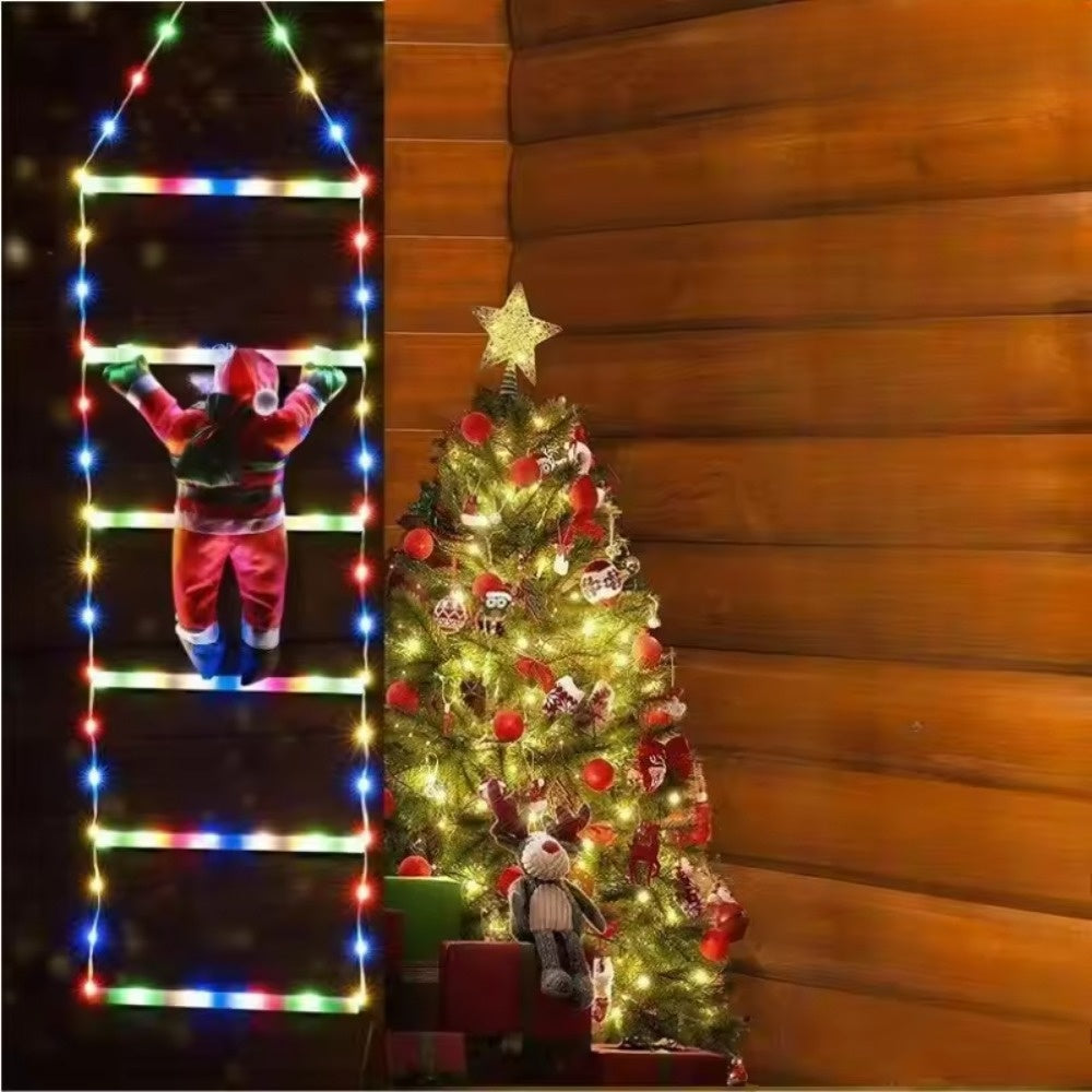 ChristmasLadder – Weihnachtsmann-LED-Leiter für den Außenbereich