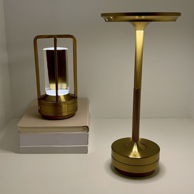 LuxeLamp – Touch-Nachttischlampe mit drei Lichtfarben