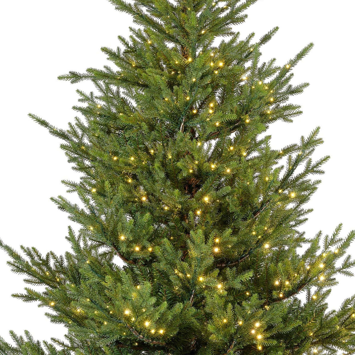 Premium Norway Tanne mit warmweißer Beleuchtung – 240 cm