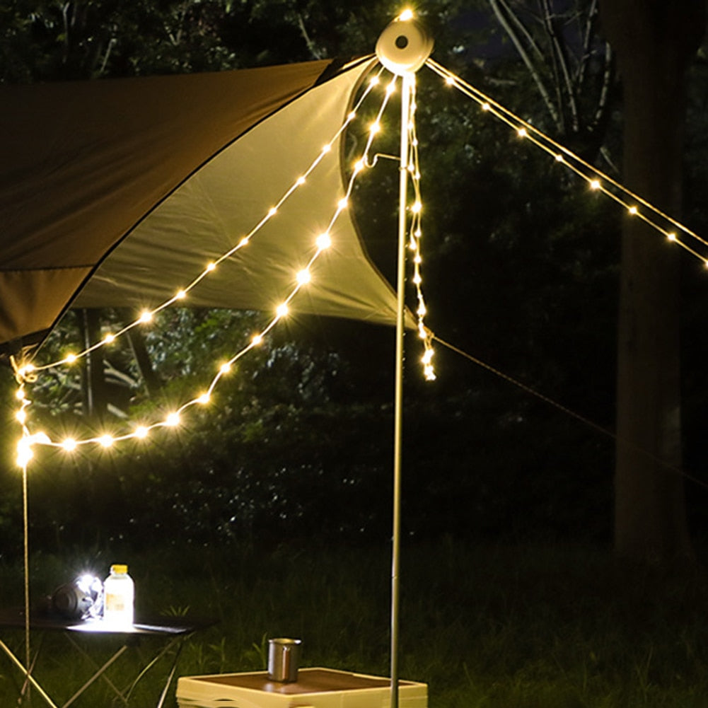 Tragbare LED-Lichterkette Wasserdicht – Wiederaufladbar