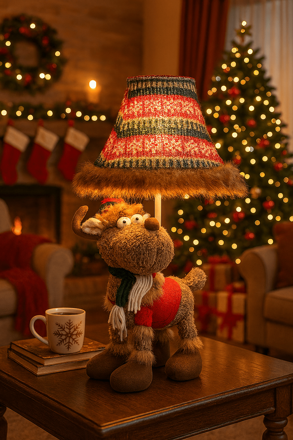 LED-Rentier "Rudi" – Weihnachtsdeko 55 cm