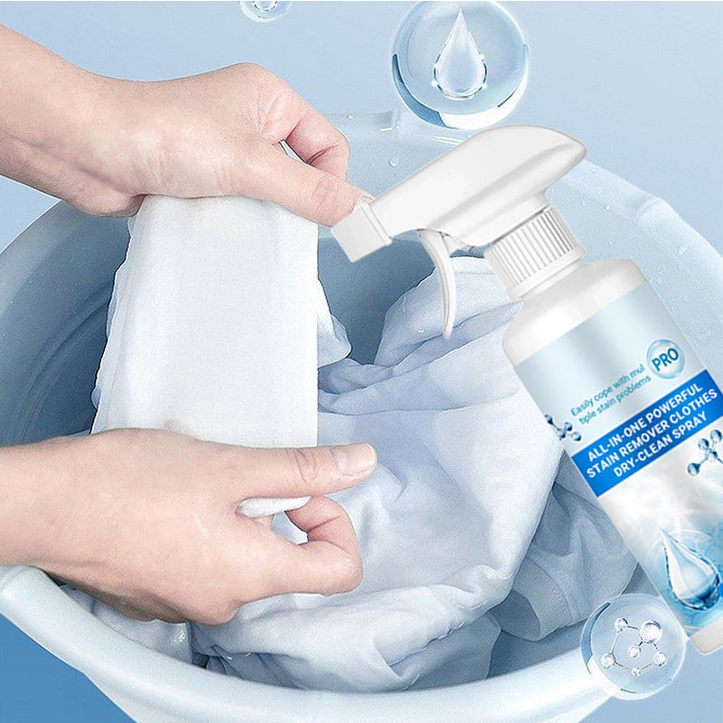 StainRemover Anwendung auf Kleidung
