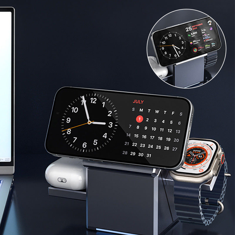 ChargingDock – 3-in-1 Magnetisches Ladedock mit Ständer