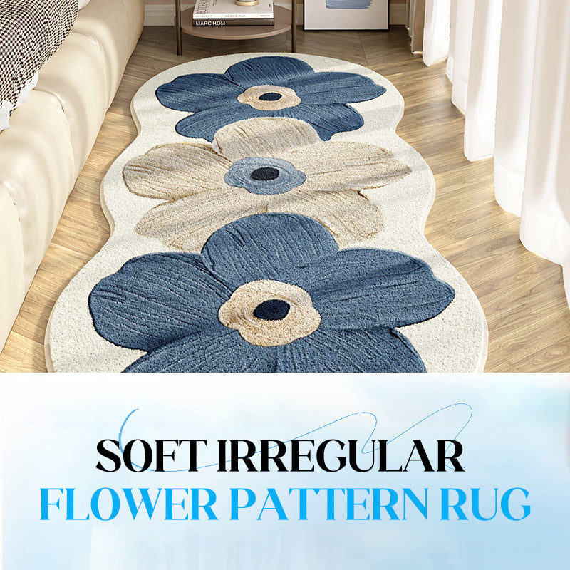 FloralRug Weicher Blumen-Teppich