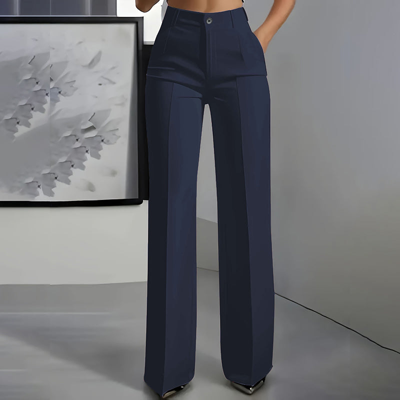 SuitTrouser Anzughose Damen Hochbund, Bequeme Passform