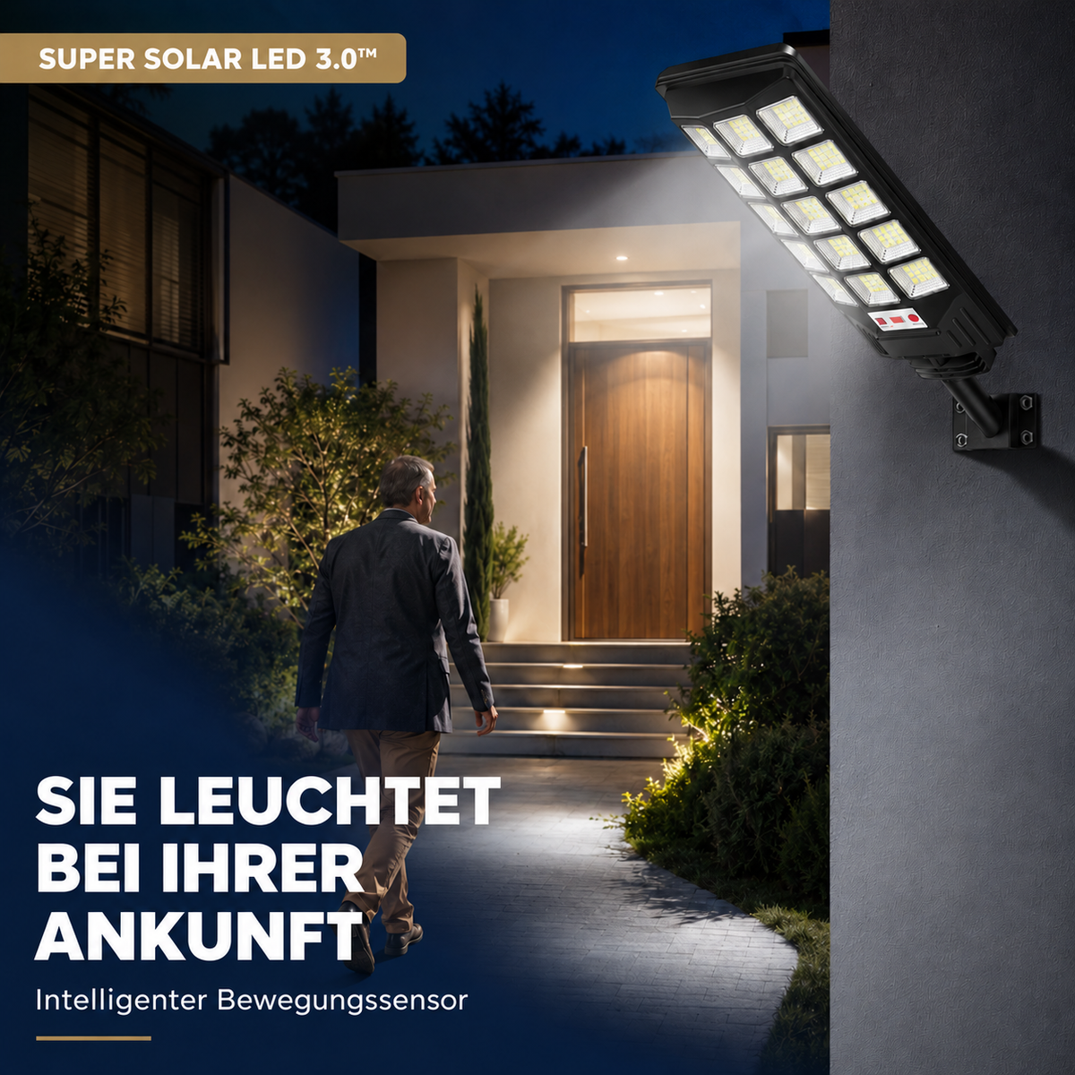 Super Solar LED 3.0 – intelligenter Bewegungssensor