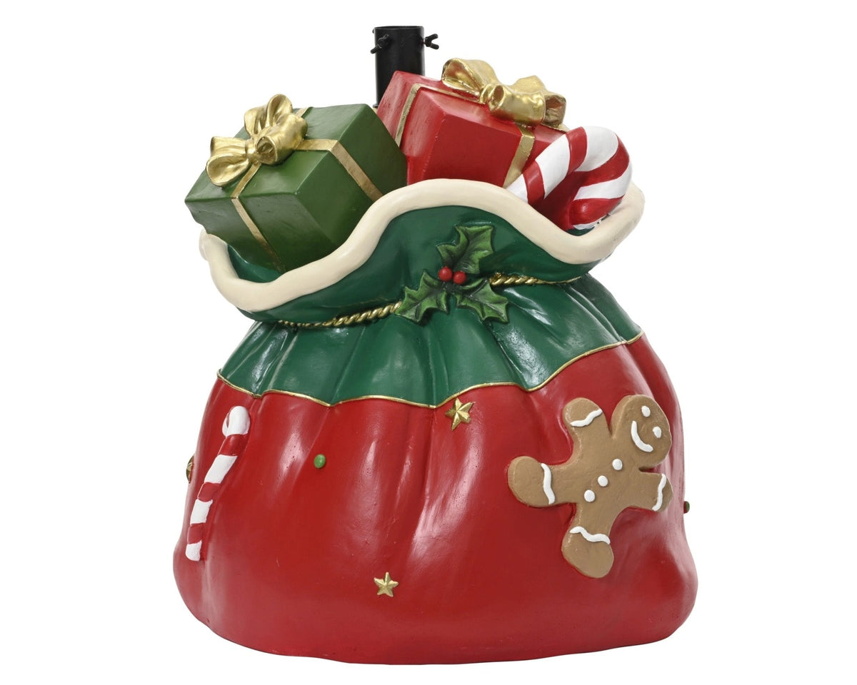 Tannenbaumständer "Geschenkesack" – Weihnachtsdeko 38x42x47 cm