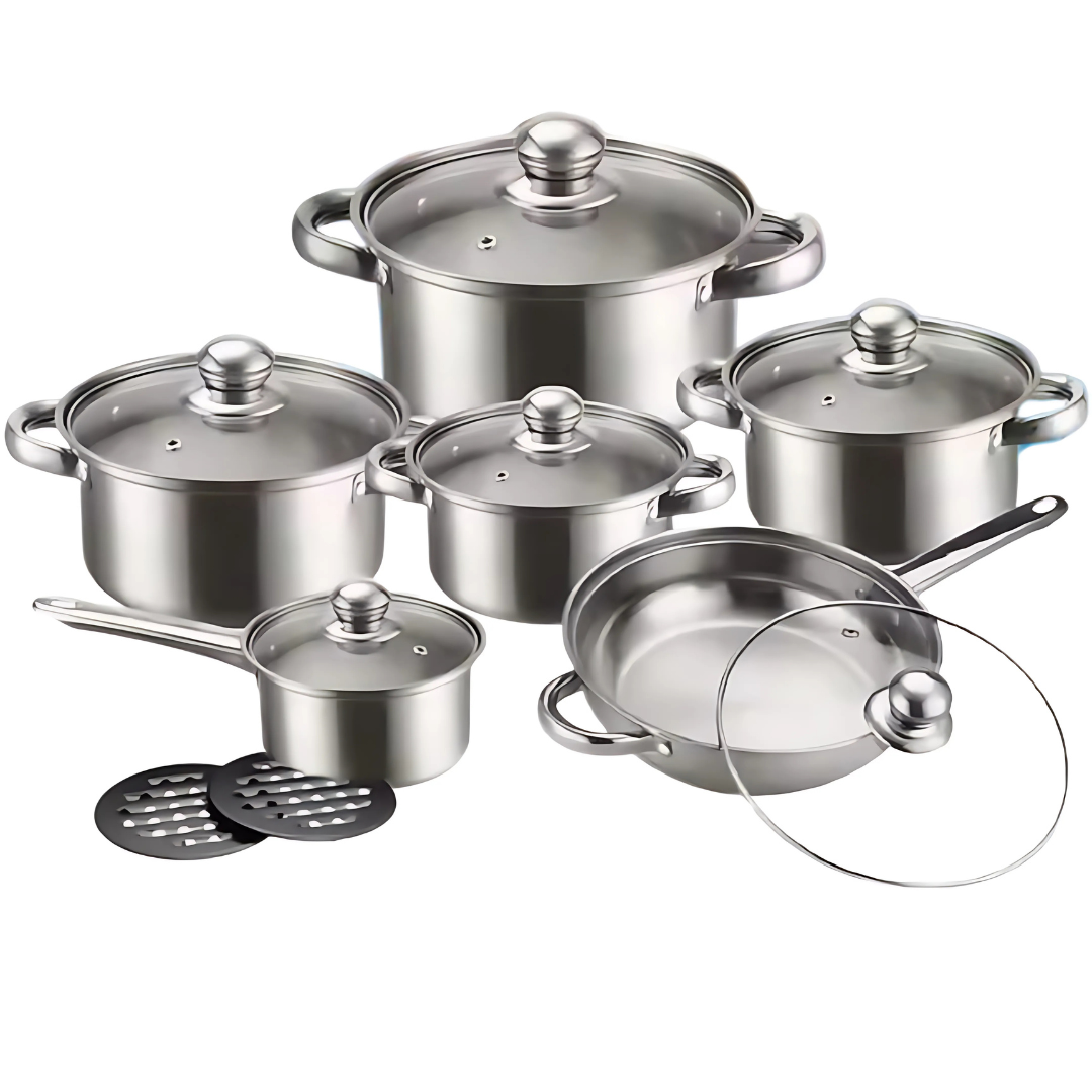 CookingSet 12-Teiliges Kochgeschirrset Aus Edelstahl