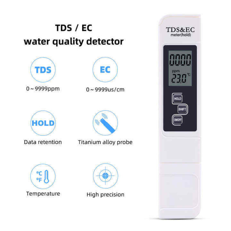 WaterTester – Sofortiges Wasserqualitätsprüfgerät, 2er Set