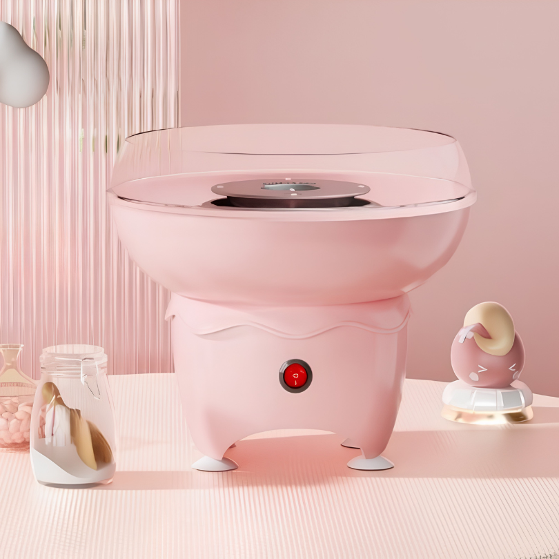 CandyCloud Zuckerwattemaschine in Rosa