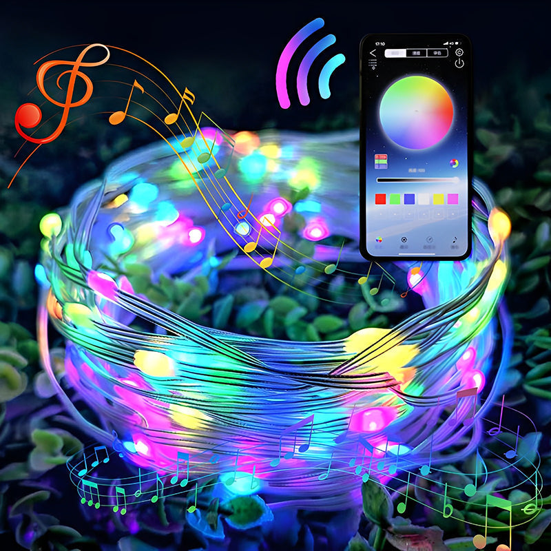 StringLight – Bunte LED Lichterkette mit Fernbedienung und Musikmodus