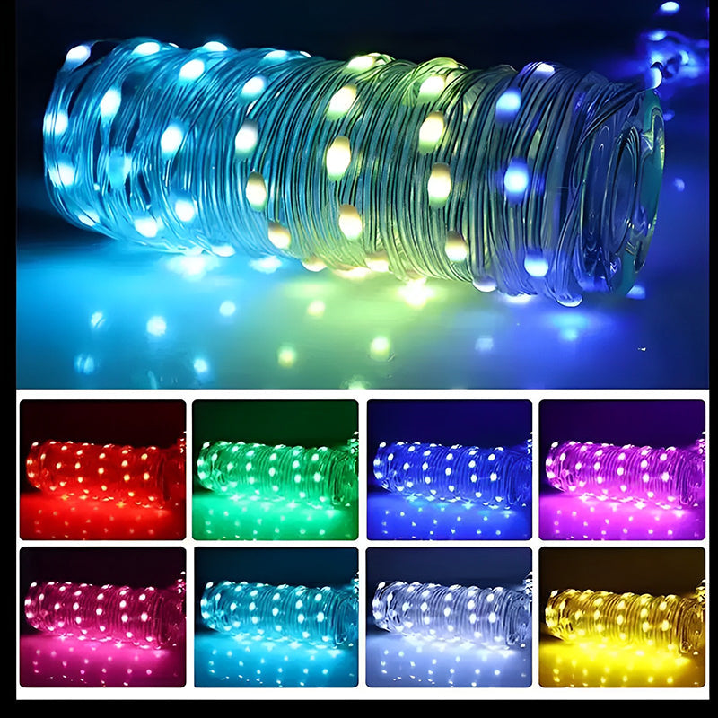 StringLight – Bunte LED Lichterkette mit Fernbedienung und Musikmodus