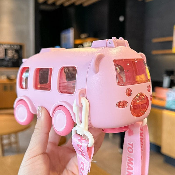 BusTumbler – Trinkflasche im Bus-Design für Kinder