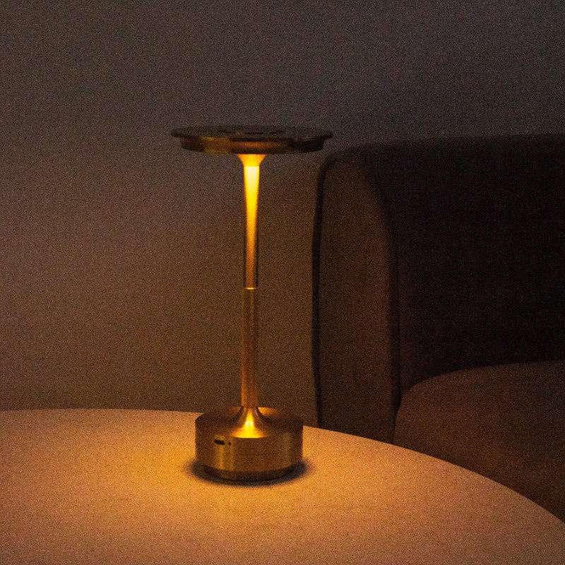LuxeLamp – Touch-Nachttischlampe mit drei Lichtfarben