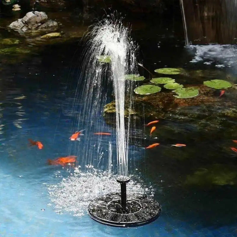 SolarFountain – Schwimmende Solar-Wasserpumpe für den Gartenbrunnen
