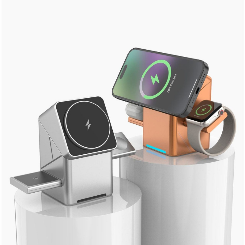 ChargingDock – 3-in-1 Magnetisches Ladedock mit Ständer