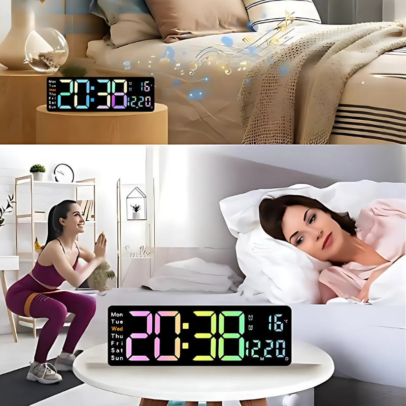 DigitalClock im Schlafzimmer und beim Sport