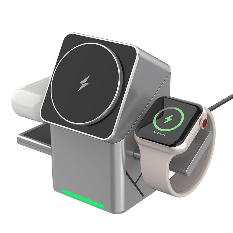 ChargingDock – 3-in-1 Magnetisches Ladedock mit Ständer