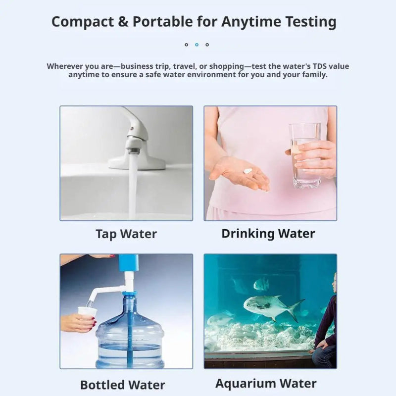 WaterTester – Sofortiges Wasserqualitätsprüfgerät, 2er Set