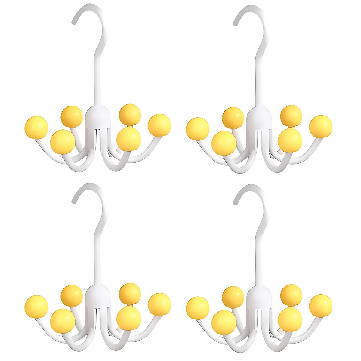 HangerHooks 360° Drehbarer Kleiderbügel Mit 6 Haken