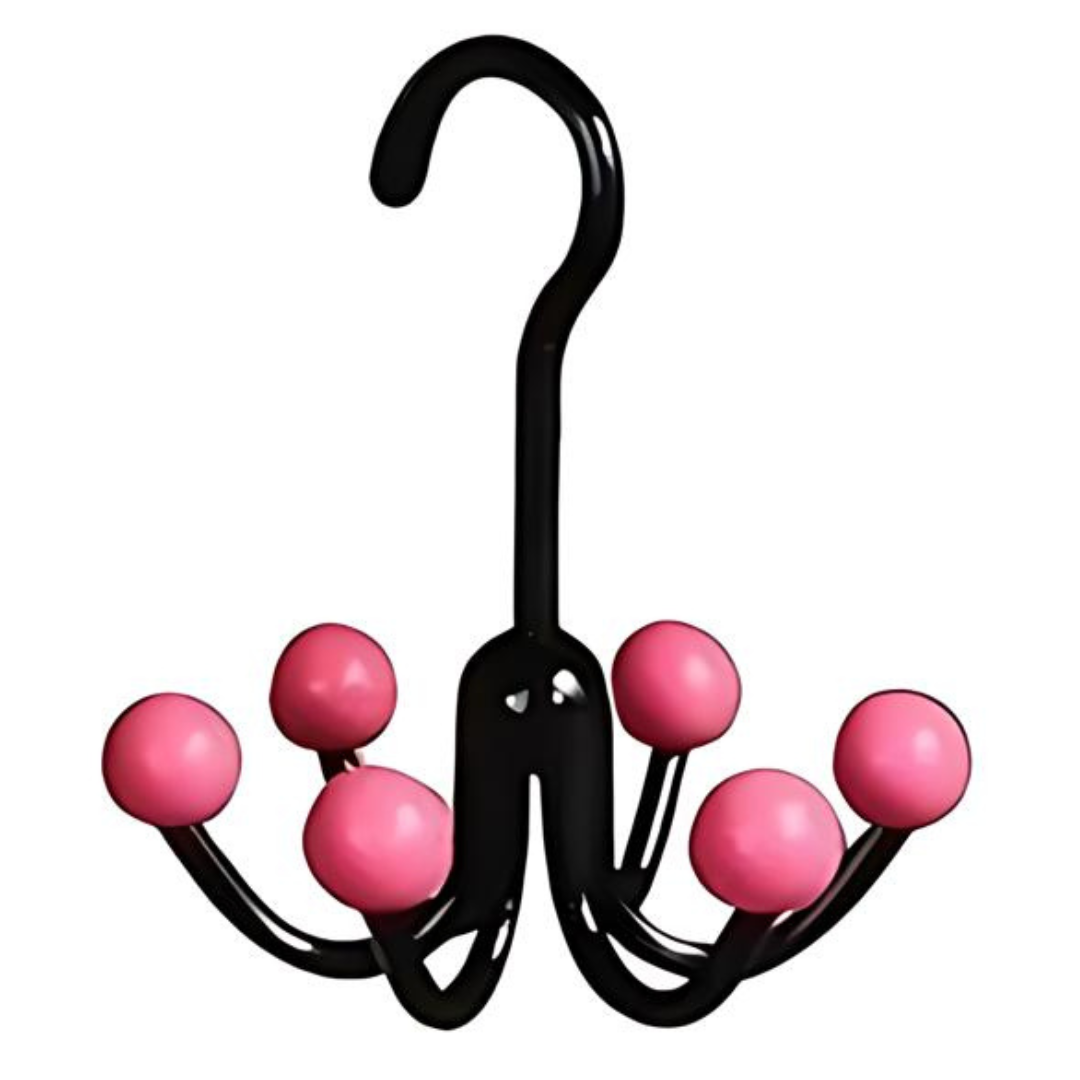 HangerHooks 360° Drehbarer Kleiderbügel Mit 6 Haken