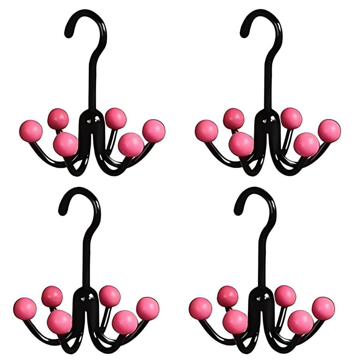 HangerHooks 360° Drehbarer Kleiderbügel Mit 6 Haken