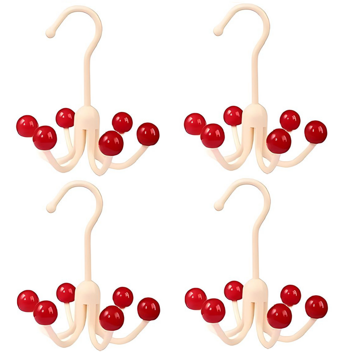 HangerHooks 360° Drehbarer Kleiderbügel Mit 6 Haken