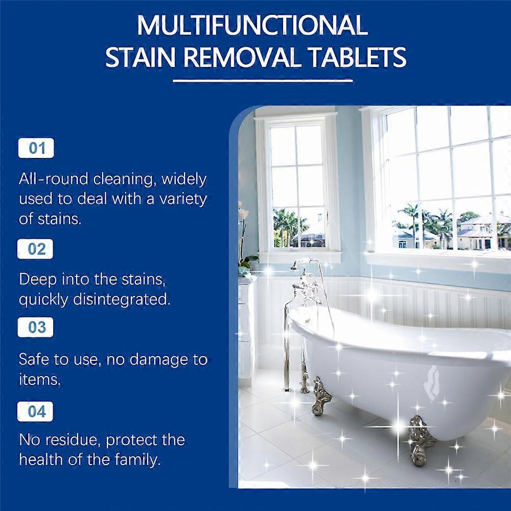 TotalClean Bio-Enzym Reinigungstabletten, Multi-Aktion Fleckenentferner